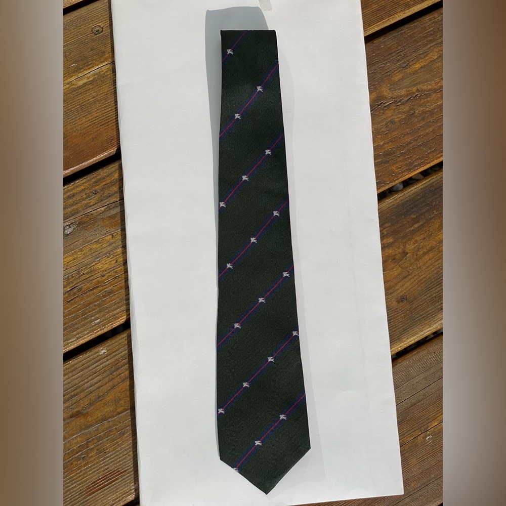 Mens Burberry’s Vintage Prorsum Silk Tie👔PRISTINE Condition🔥Gucci Colors🔥RARE - Picture 8 of 12